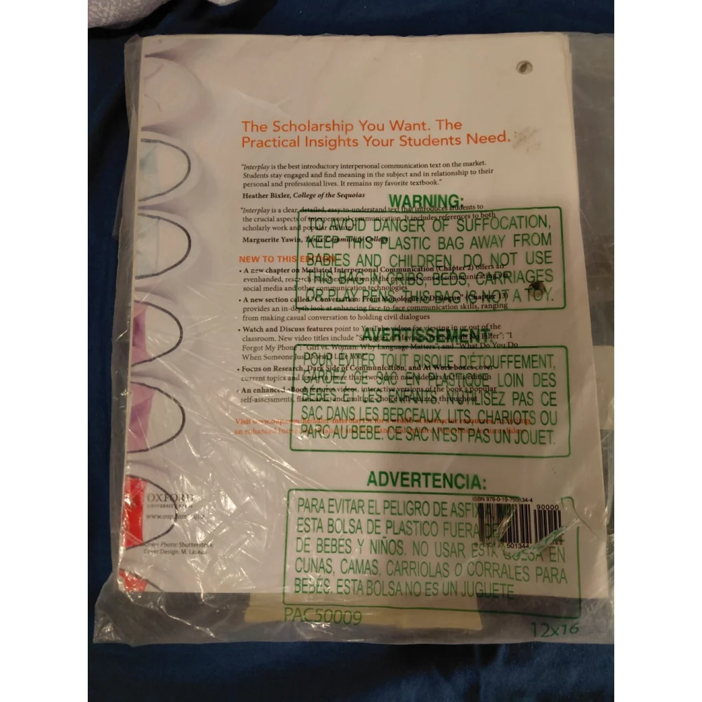 Interplay The Process of Interpersonal Communication 15th Edition Loose Leaf New